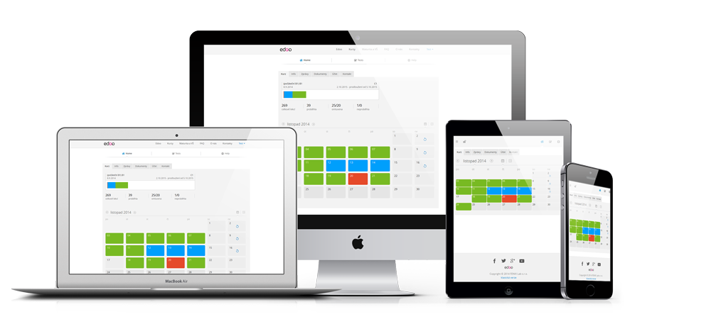 Multiplatformní rozhraní systému Edoo.