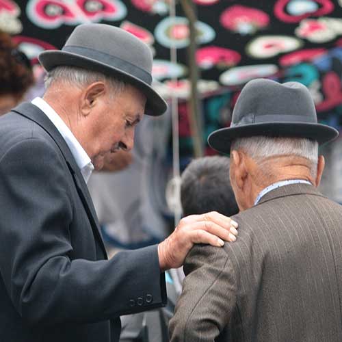 Fotografie důchodce.